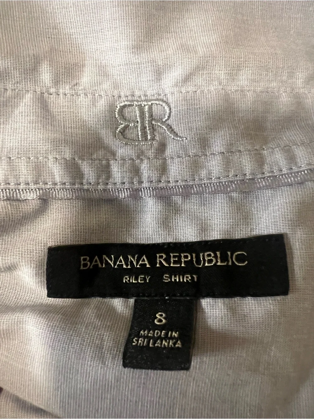 Banana Republic Riley Shirt Light Blue S